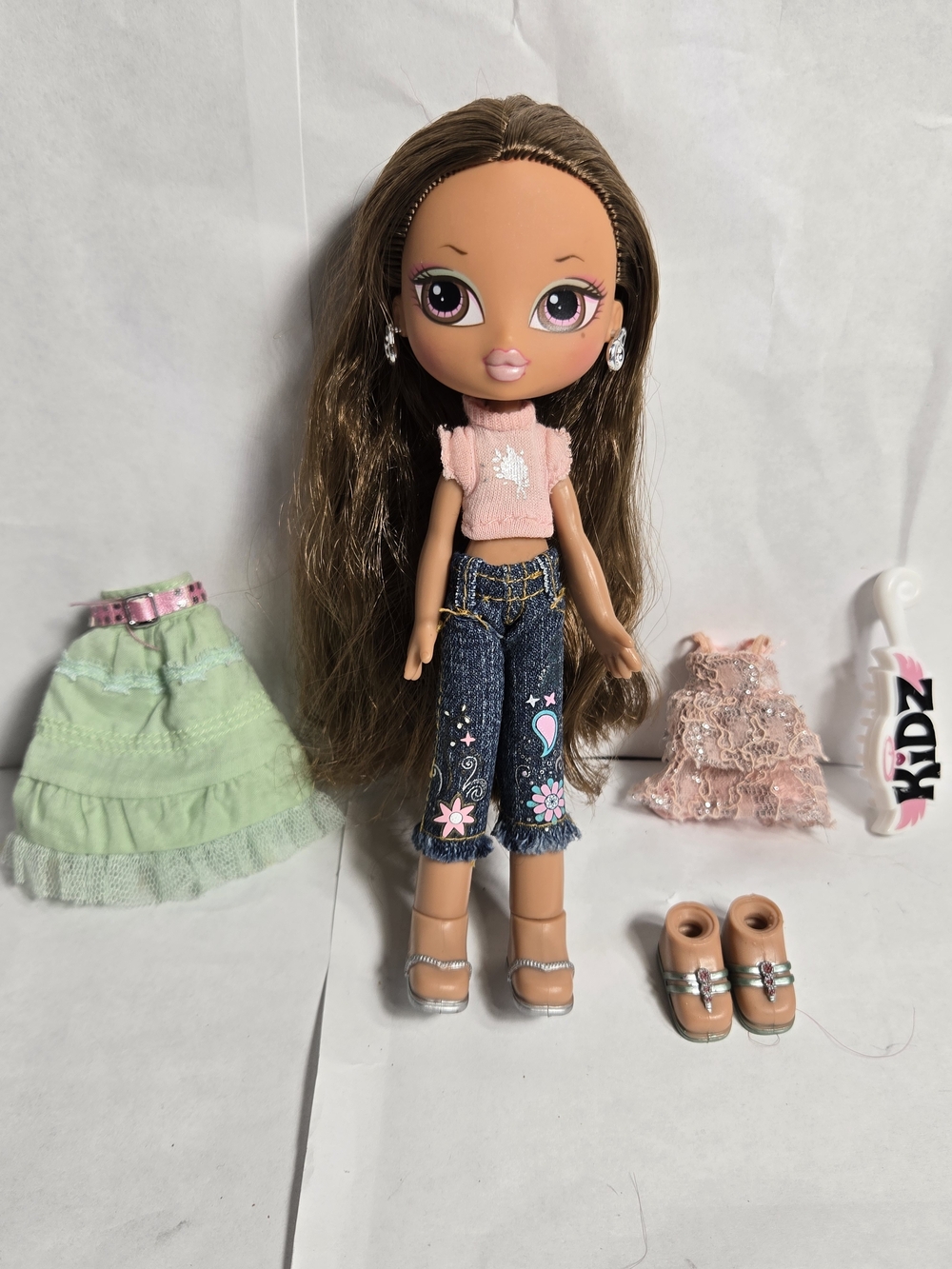 2007 Original Bratz Kidz 6" Yasmin Doll 2nd Edition w/Brown Eye Complete MGA